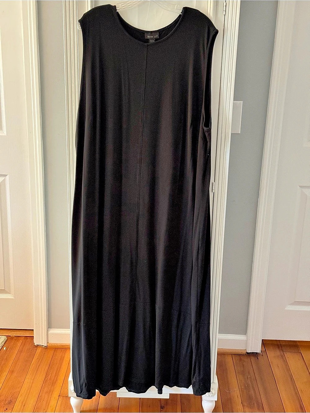 J Jill Wearever Black Sleeveless Maxi Dress Size 3X